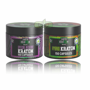 Buy Earth Kratom 150CT – Organic Premium Capsules USA
