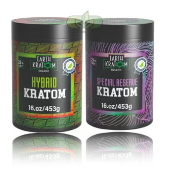 Buy Kratom Online USA | Earth Kratom 16oz Organic Powder Jar
