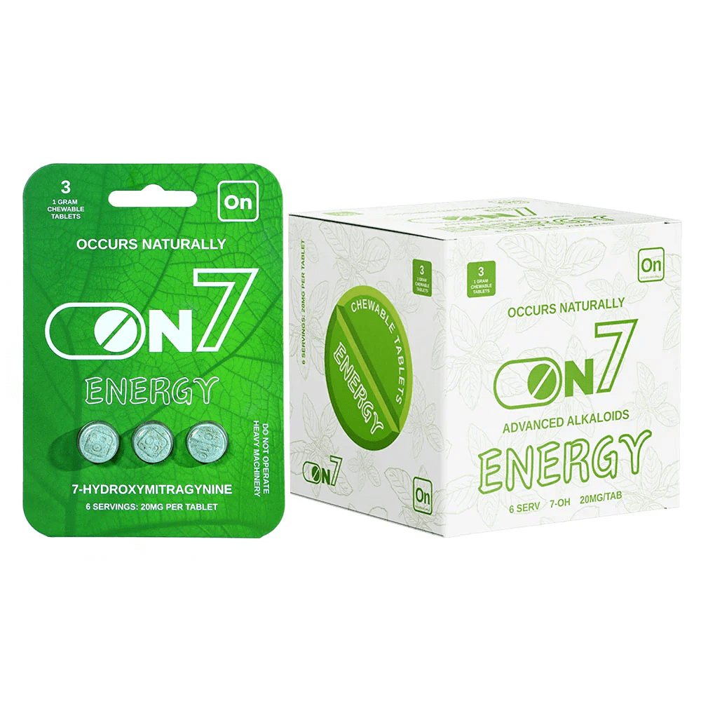 ON 7 Energy 7 Hydroxymitragynine Kratom Tablets (20MG)