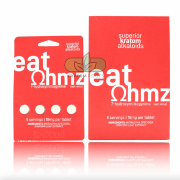 Eat Ohmz By Exodus 7-Hydroxymitragynine Kratom Tablets (18MG)