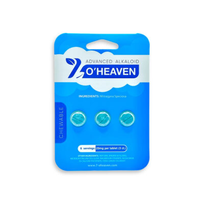 7 O'Heaven 7-hydroxymitragynine Kratom Extract Tablets 20mg Per Tablet