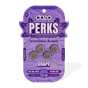DOZO - Perks - 7OH - Tablets - Grape - 4CT - 50MG