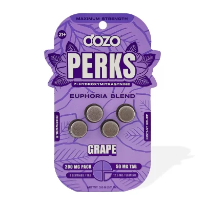 DOZO - Perks - 7OH - Tablets - Grape - 4CT - 50MG