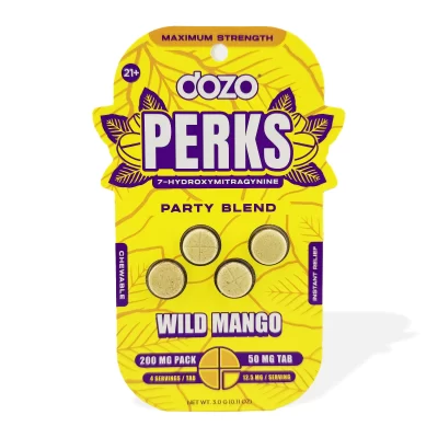 DOZO - Perks - 7OH - Tablets - Wild Mango - 4CT - 50MG
